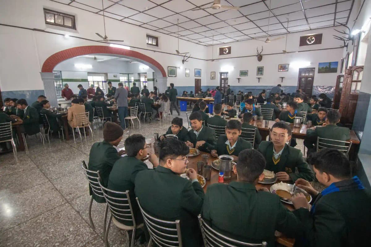 Modern dining hall