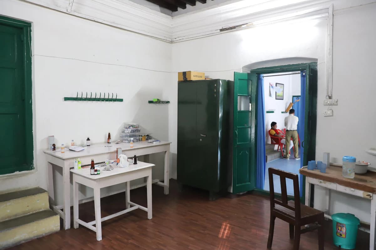 Medical facilities at Col. Brown School