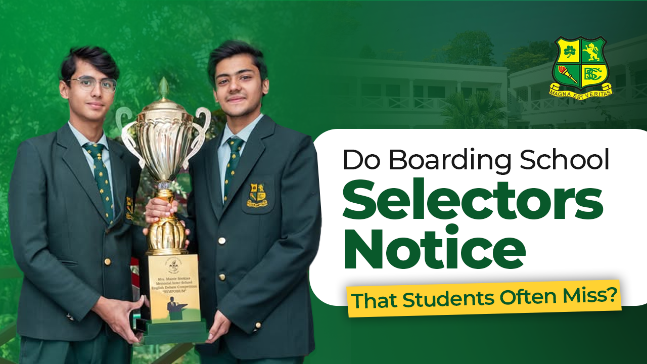 Do Boarding School Selectors Notice That Students Often Miss?