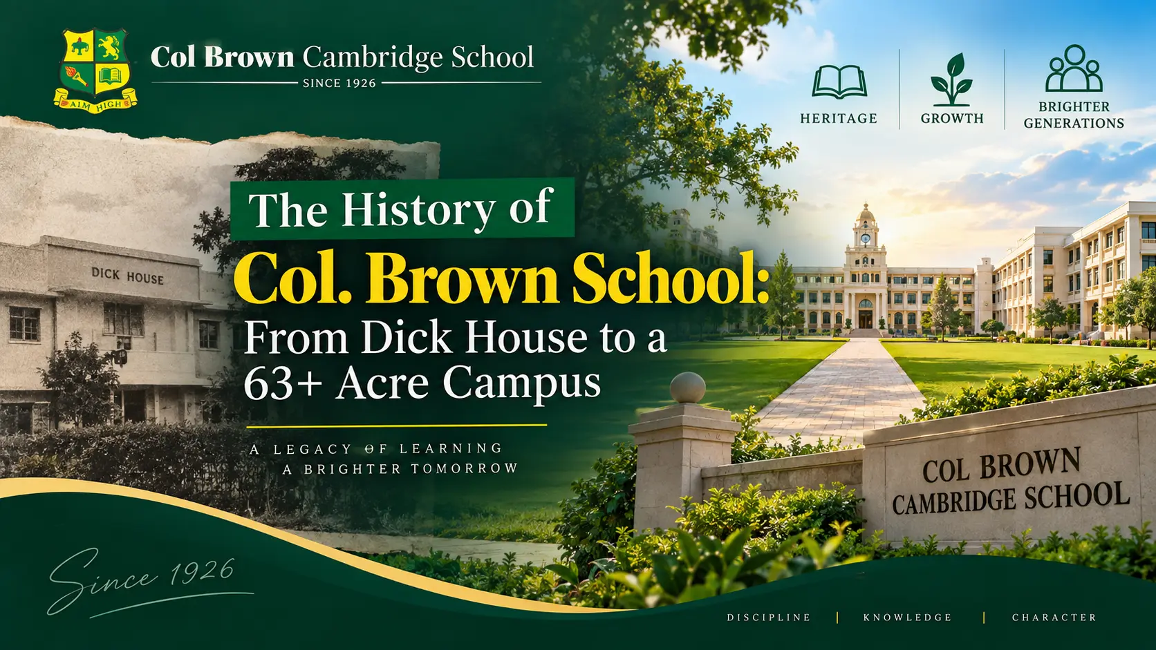 Col Brown School A Legacy of Learning