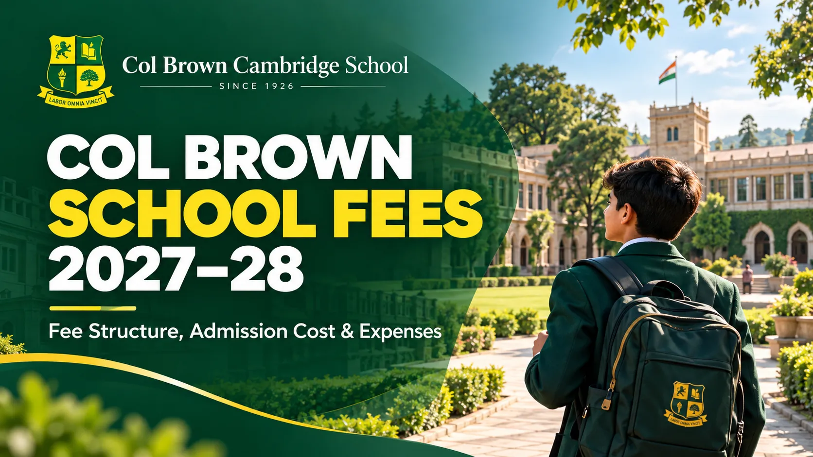 Col Brown School Fees 2027–28